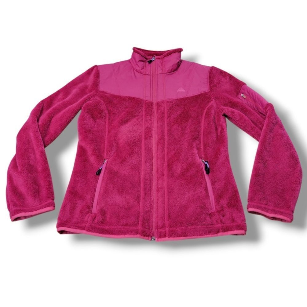 Nike Jacket Size Medium M Women's Nike ACG Jacket Fleece Full Zip Up Jacket Pink